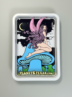PK Psychedelic Art Nouveau Small Metal Rolling Tray