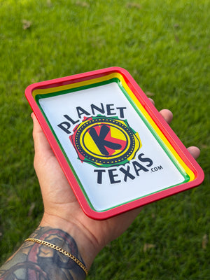 PK Rastafarian Small Metal Rolling Tray