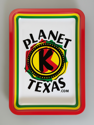 PK Rastafarian Small Metal Rolling Tray